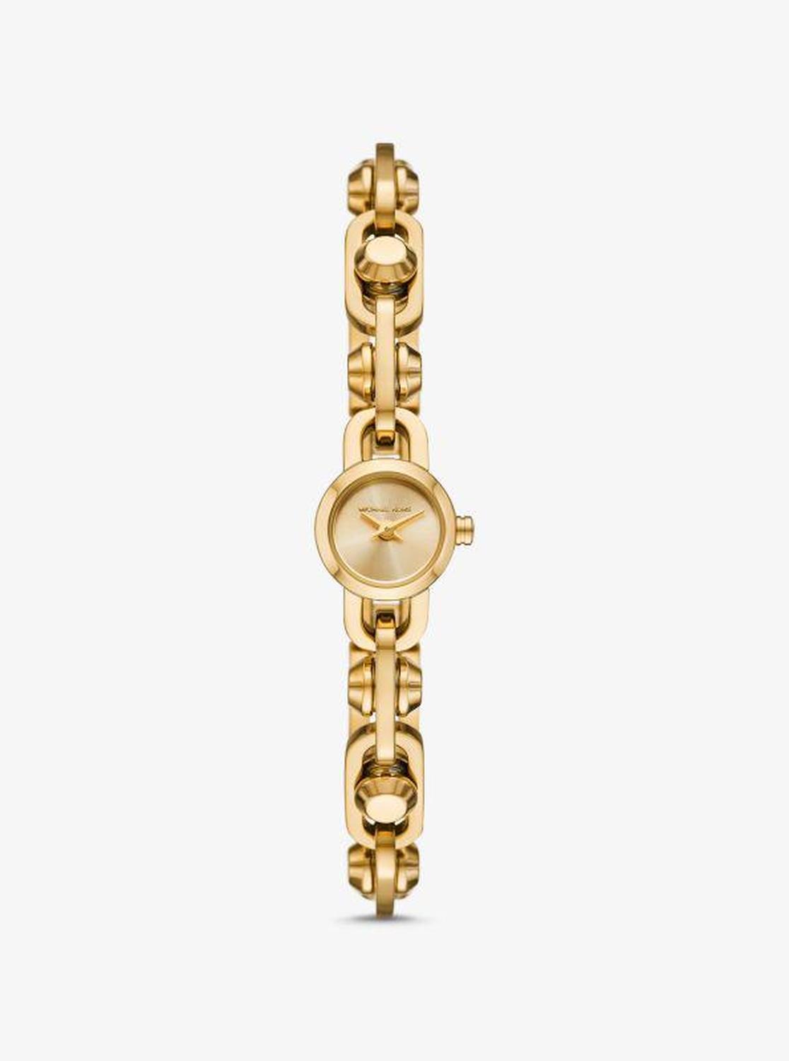 Mini Astor Link Gold-Tone Bracelet Watch