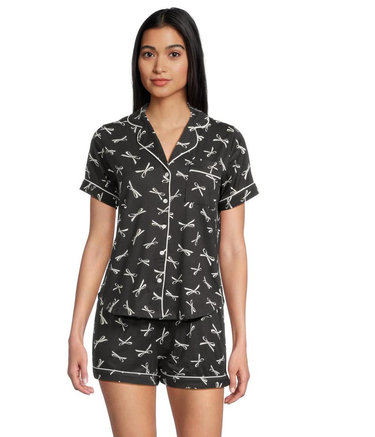 Short Sleeve Boxer PJ Set