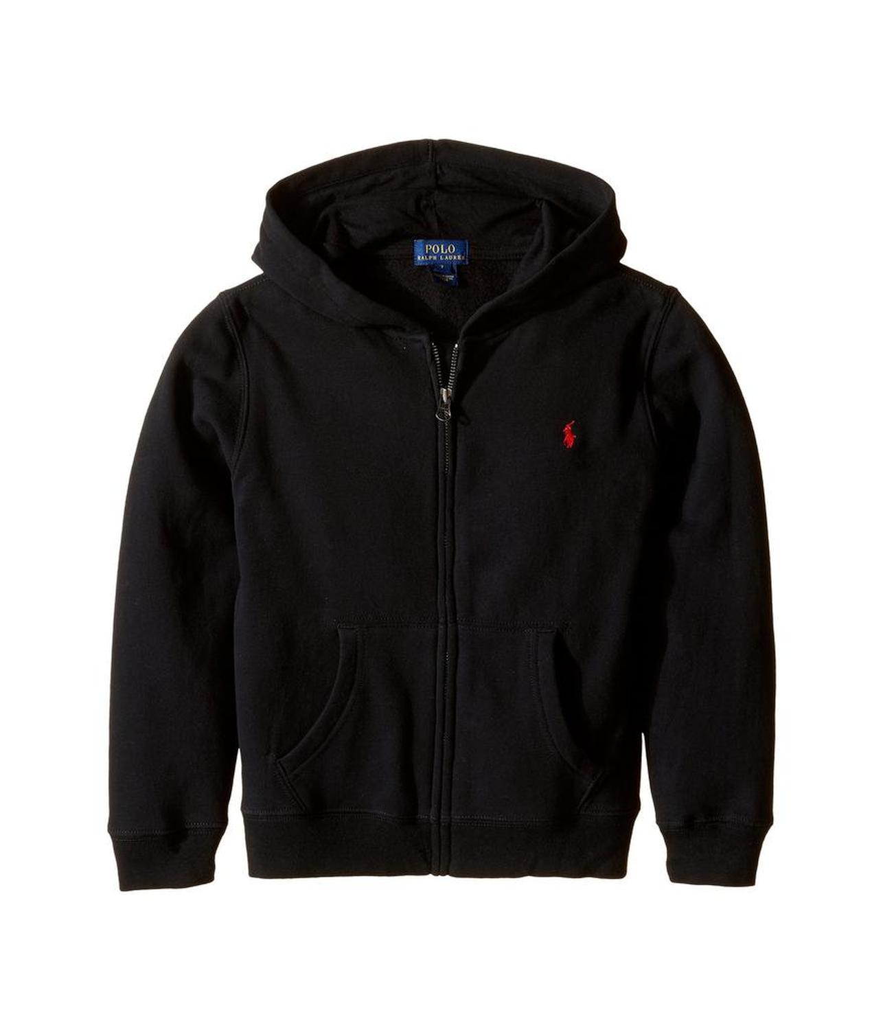 Cotton Blend Fleece Hoodie (Little Kids)