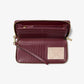 Jet Set Travel Large Signature Logo and Metallic Continental Wallet