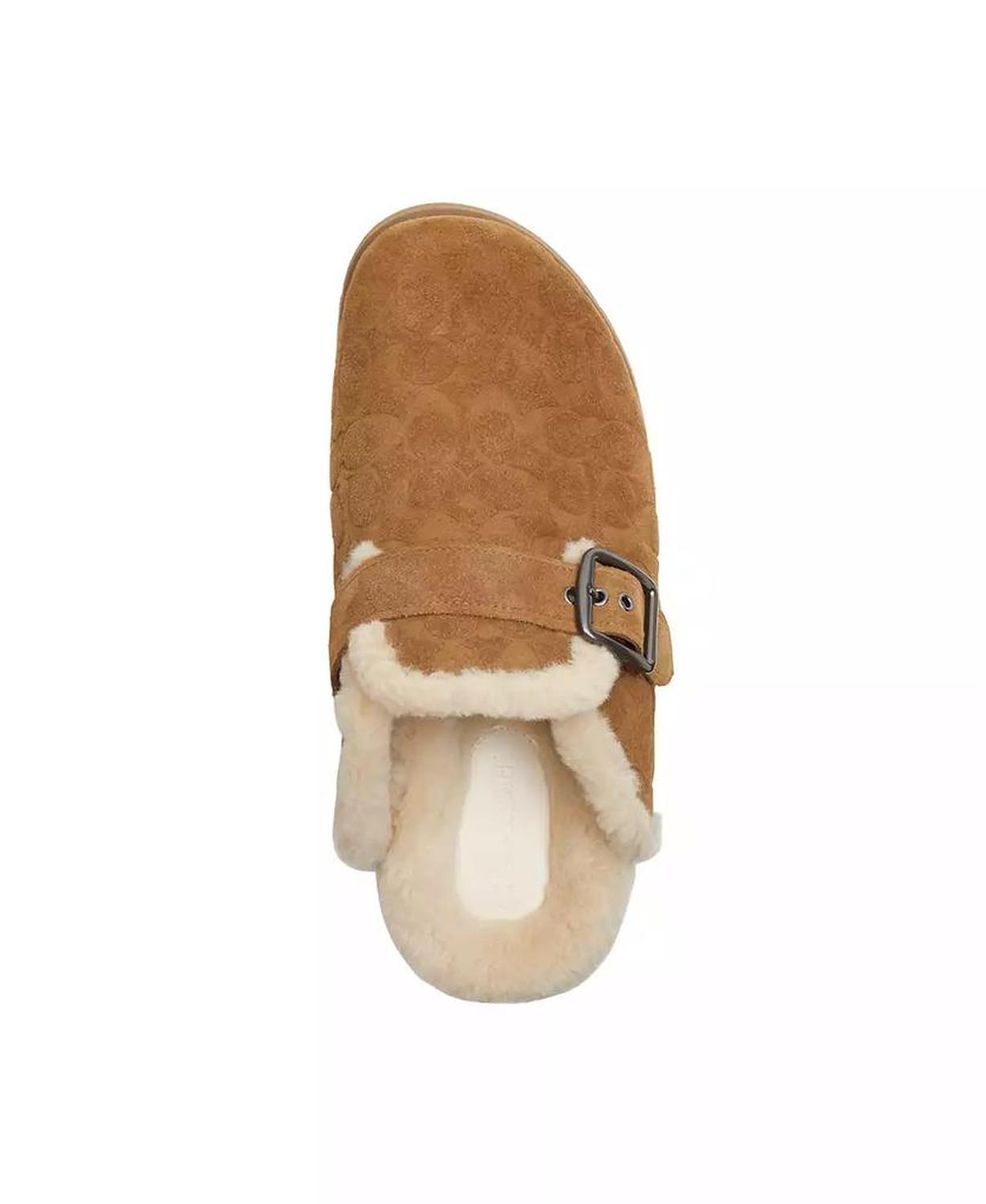 Men's Buckle Clog In Signature Slippers