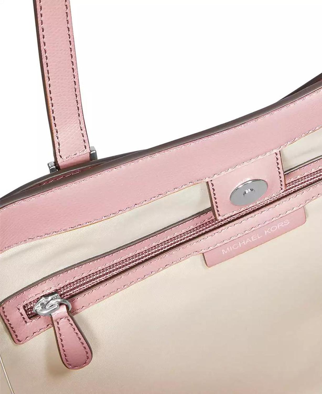Taryn Logo Large Top Zip Tote
