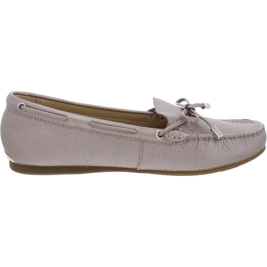 Womens Leather Slip On Moccasins