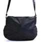 Marc Jacobs Womens Leather Trim Nylon Flap Crossbody Handbag Black