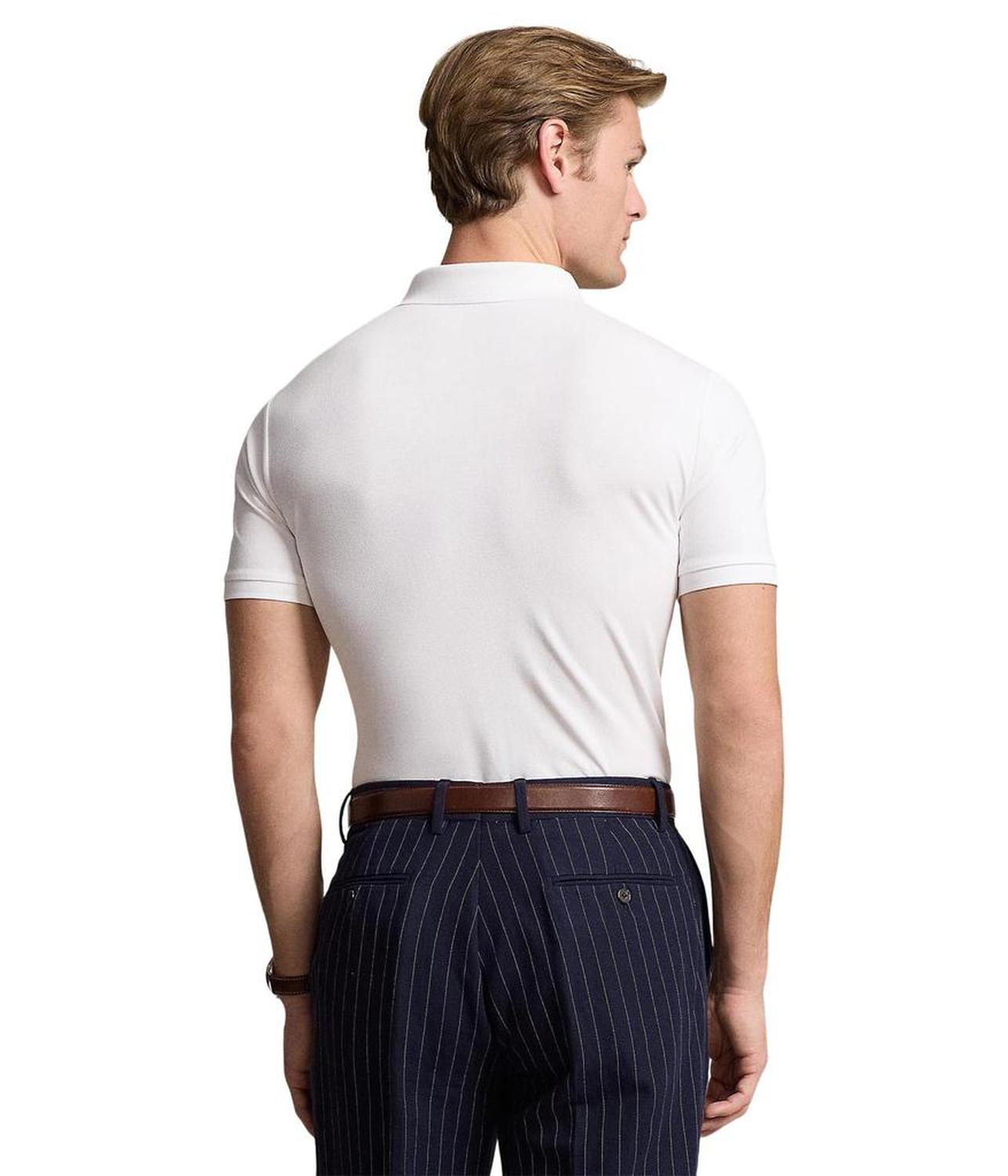 Classic Fit Stretch Mesh Polo Shirt