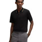 Men's Zip-Neck Interlock Polo Shirt