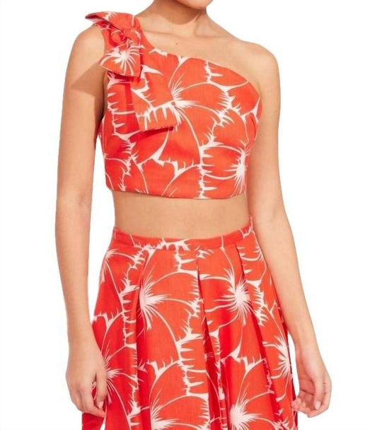Bella Top - In Scarlet Bloom