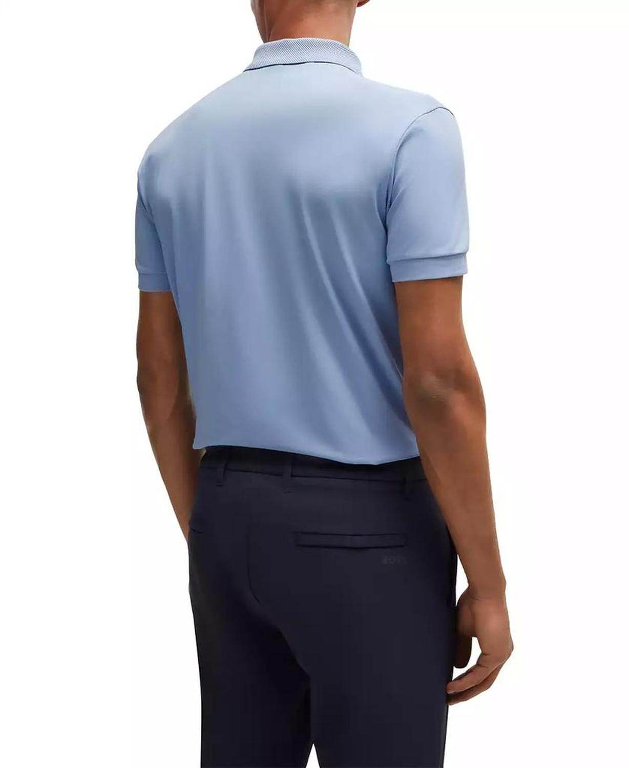 Men's Striped Tape Insert Polo Shirt