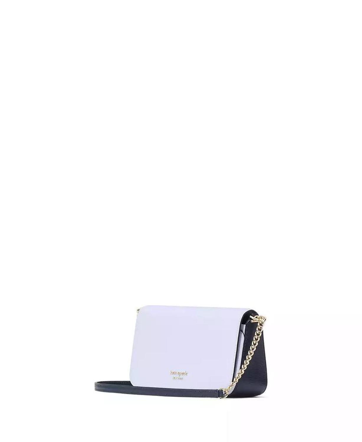 Devin Saffiano Leather Flap Chain Wallet