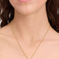 Gold-Tone Pavé Double Knot Pendant Necklace, 16" + 3" extender