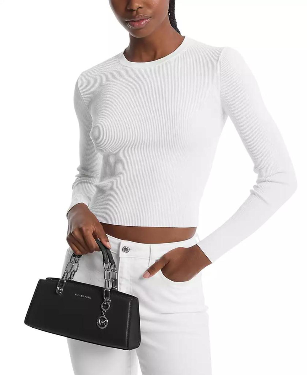 Cynthia Small East West Leather Satchel