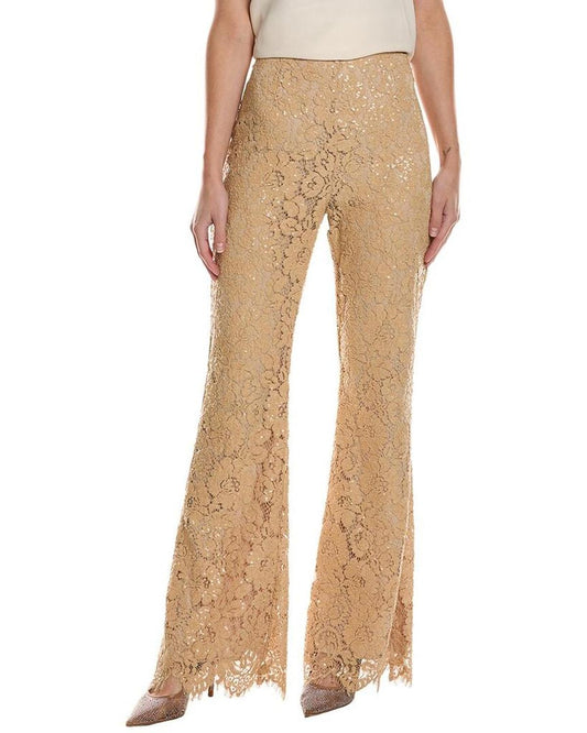 Floral Lace Paillette Flare Pant