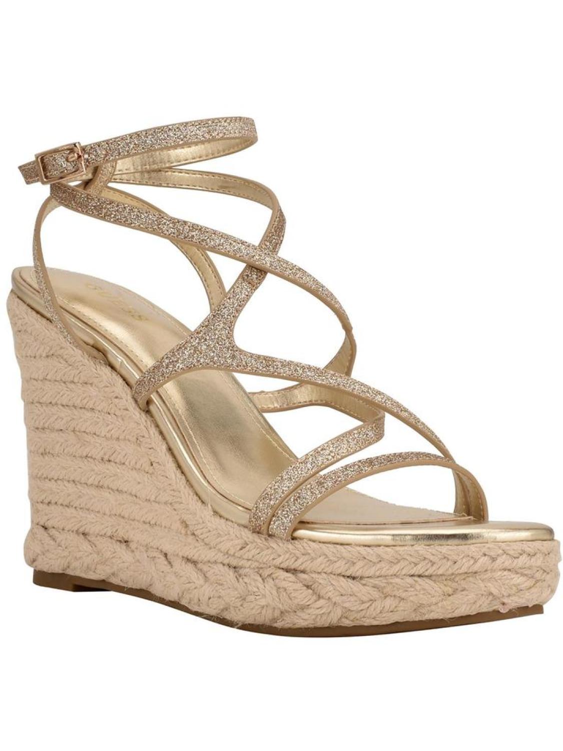 Hirani Womens Wedge Strappy Espadrilles