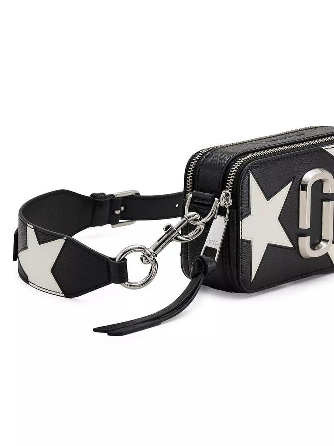 The Star Patchwork Leather Snapshot Crossbody Bag