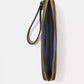 Halo Glazed Leather Wristlet