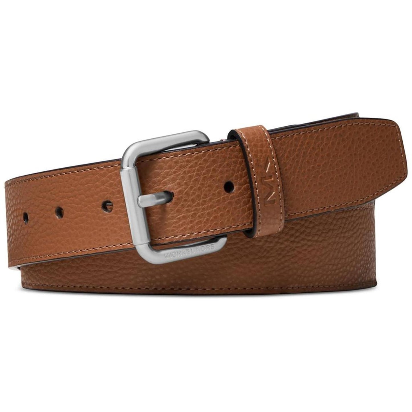 Mens Leather Pebbled Casual Belt