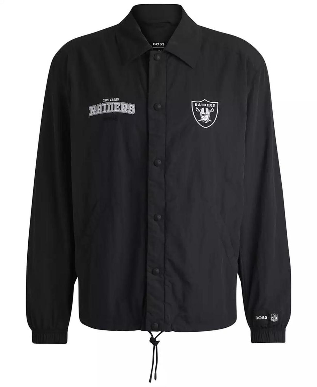 BOSS x NFL Embroidered Branding Water-Repellent Jacket