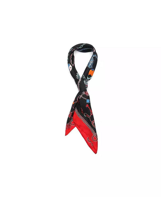 Women's Lock and Key Silk Square Scarf