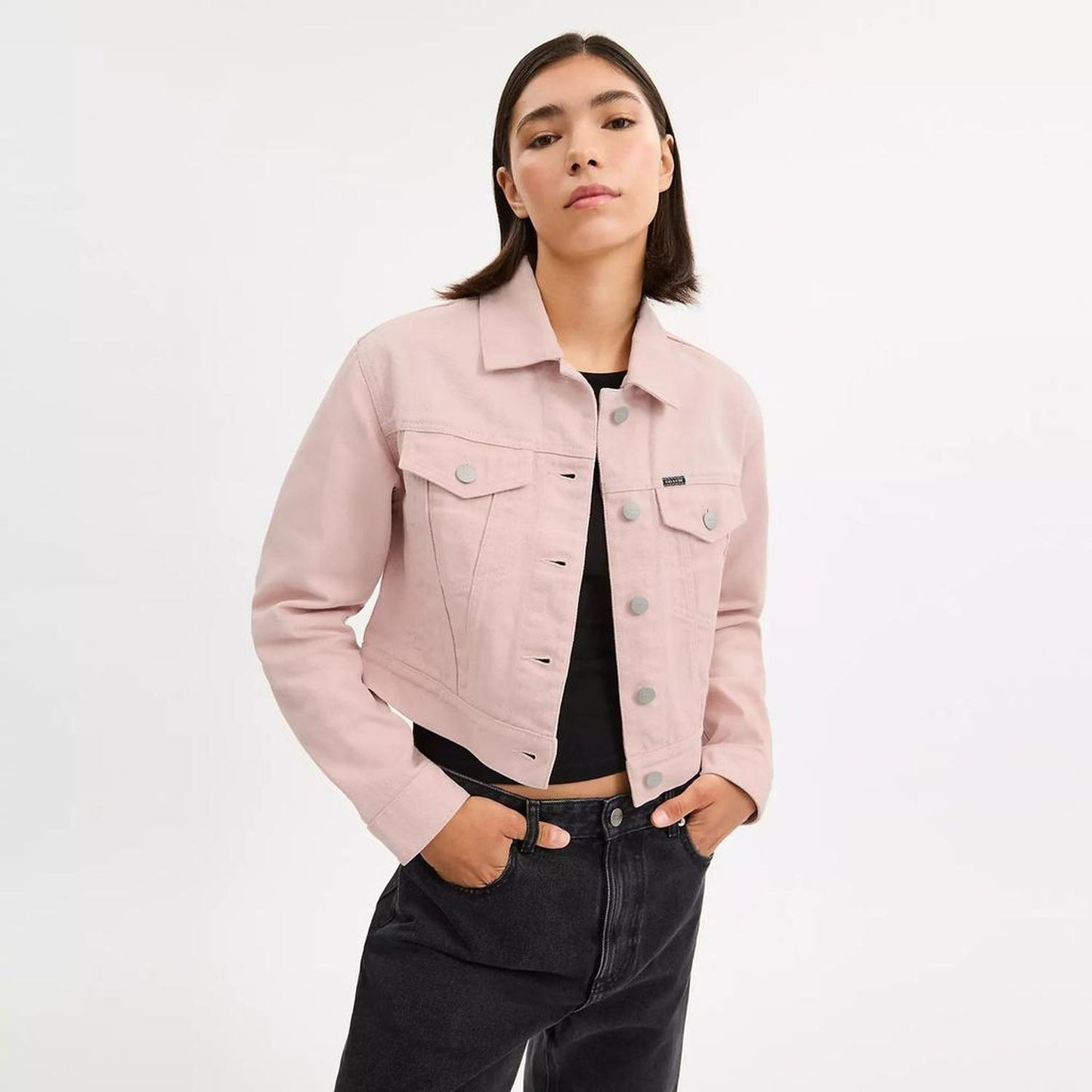 Colorful Signature Denim Jacket
