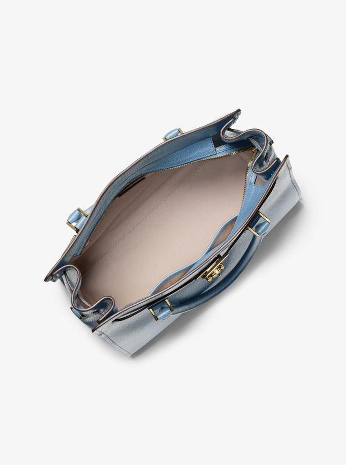 Hamilton Moderne Large Leather Satchel