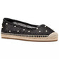 Women's Pearl Fishnet Espadrille Flats