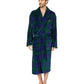 Microfiber Plush Long Sleeve Shawl Collar Robe