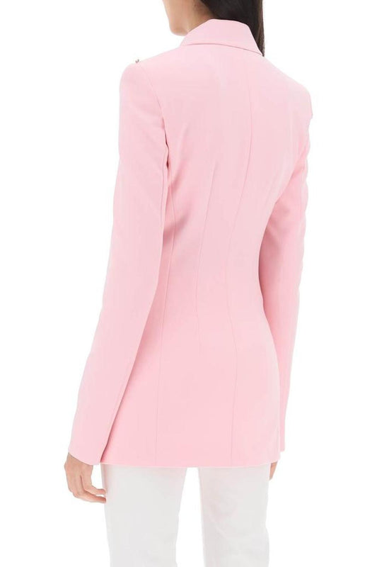 Frizzo Double-Breasted Blazer In Jersey