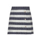 Kate Spade Striped Button Detail Skirt