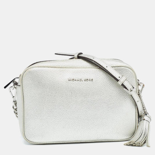 Michael Kors  Leather Jet Set Camera Crossbody Bag