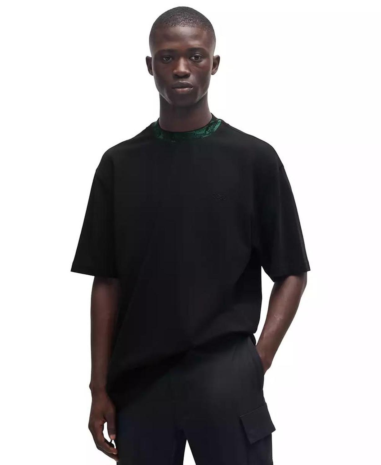 Men's Artwork Collar Relaxed Fit T-Shirt