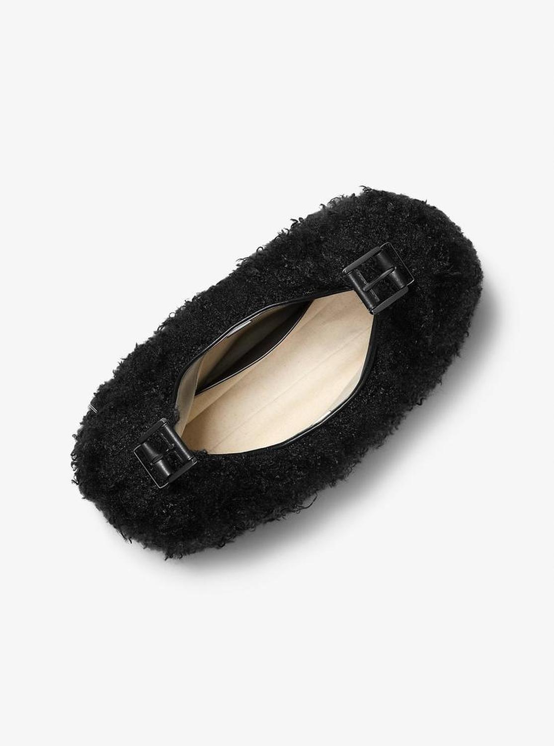 Nolita Large Faux Shearling Hobo Shoulder Bag