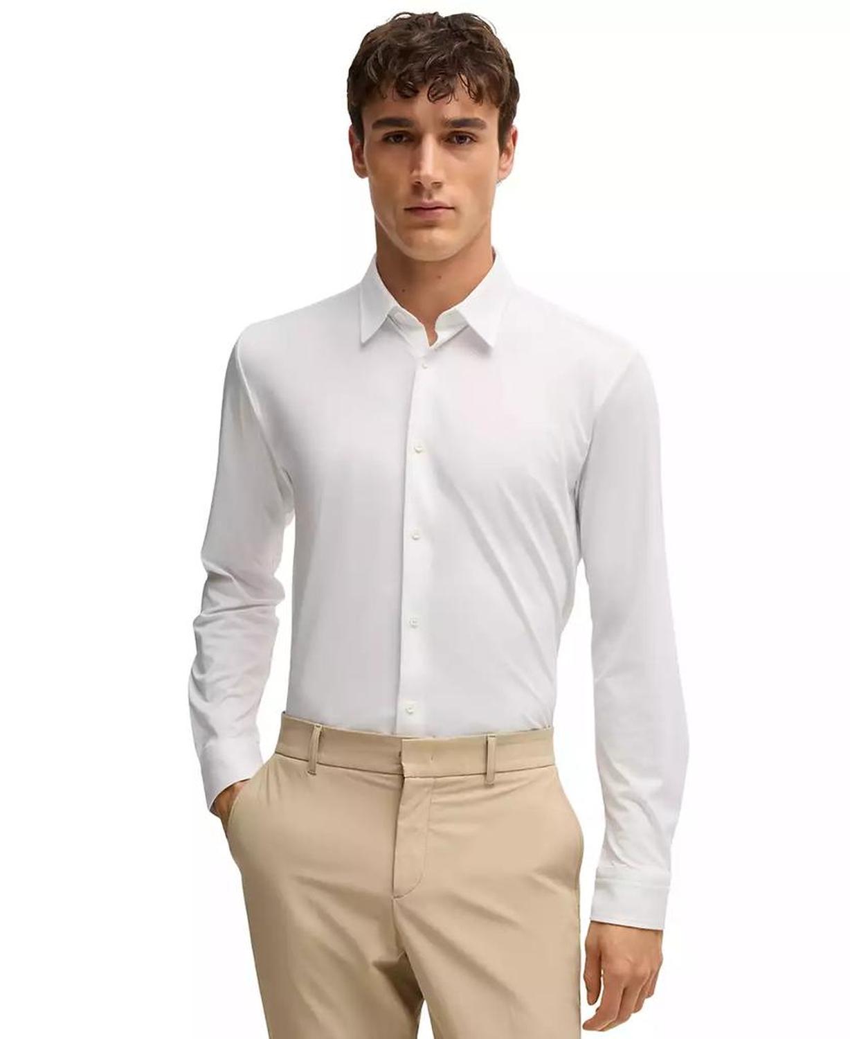 Men's Slim-Fit Performance-Stretch Shirt