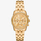 Mini Ritz Pavé Gold-Tone Watch