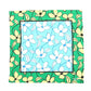 Women's Floral Vines Silk Bandana Scarf