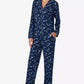 Women's 2-Piece Sleepwear Long-Sleeve Top and Pajama Pants Set
