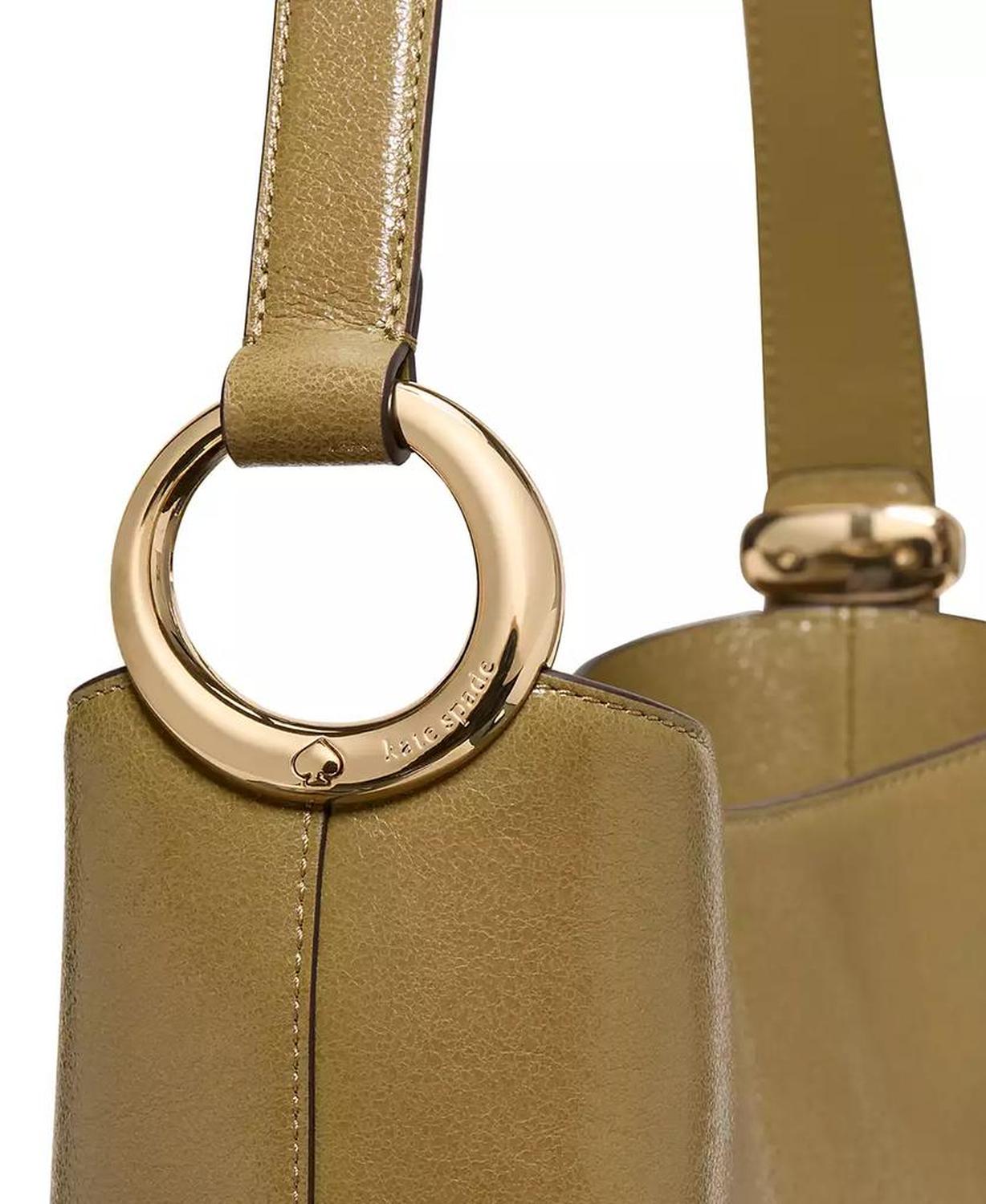 Halo Medium Smooth Leather Bucket Bag