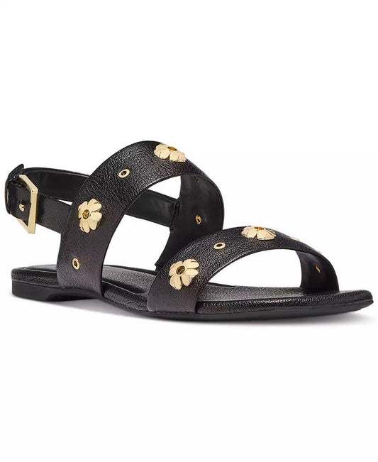 Women's Spade Flower Studded Flat Sandals
