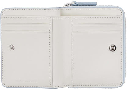 Blue 'The Leather Mini Compact' Wallet