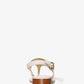 Hannah Signature Logo T-Strap Sandal