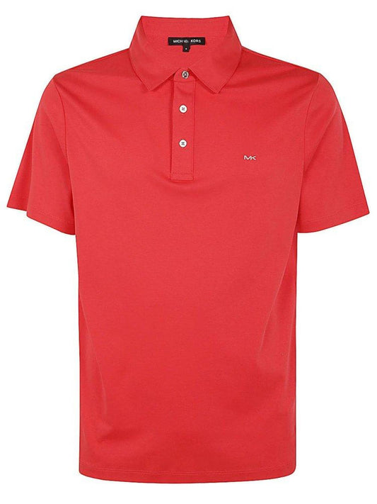 Michael Kors Logo Embroidered Slim-Fit Polo Shirt