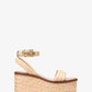 Sandra Straw Platform Sandal