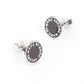 Marc Jacobs Logo Circular Earrings  / Silver Base Metal