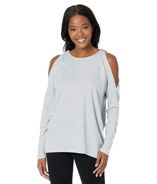 Shine Stud Cold-Shoulder Top