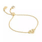 Faux Stone Signature C Pavé Heart Slider Bracelet
