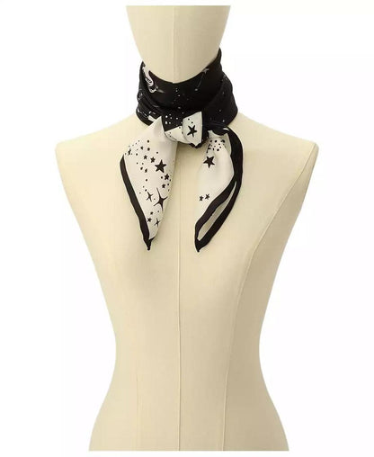 Women's Zodiac Constellations Silk Square Scarf