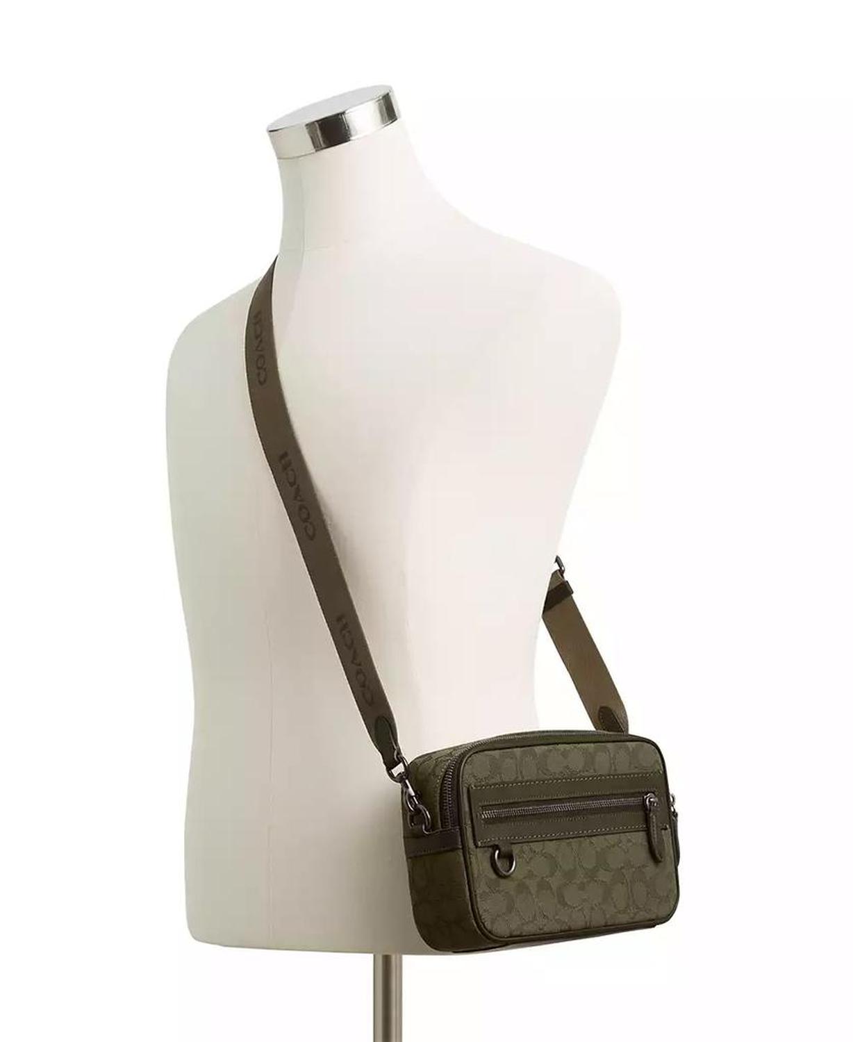 Men's Theo Signature Jacquard Camera Bag