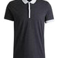 Men’s Striped Trim Polo