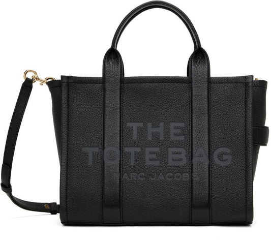 Black 'The Leather Medium' Tote