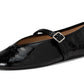 Sculpted C Crinkle Patent Leather Soft Mary Jane