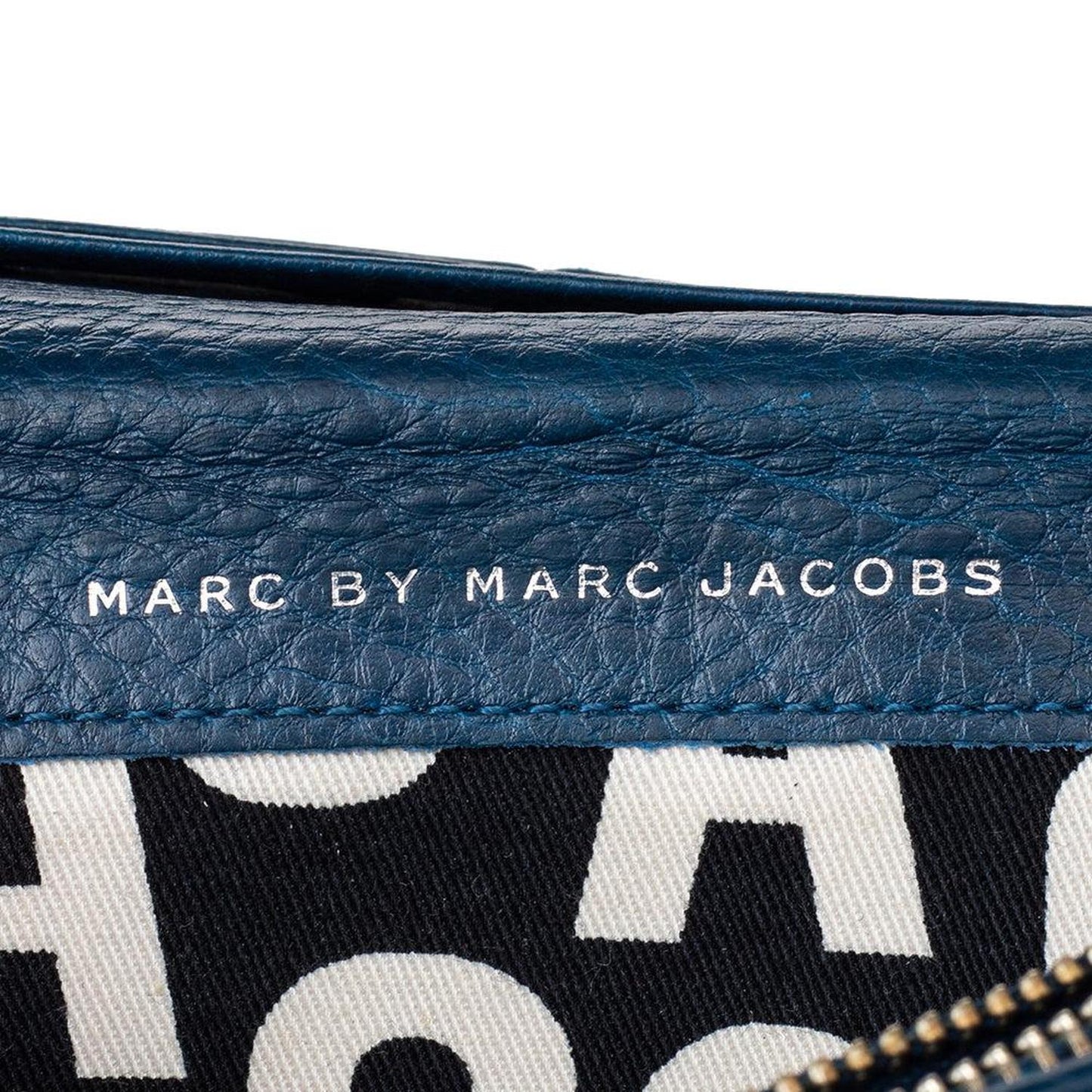 Marc By Marc Jacobs Blue Leather Flat Wallet